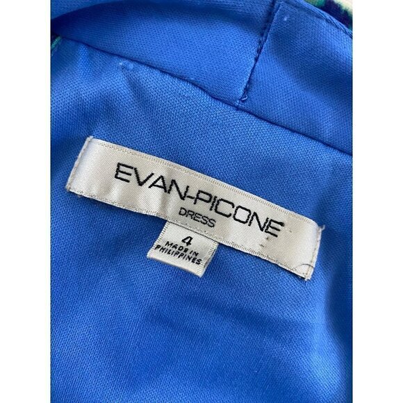 Evan Piccone Women's Blue Cap Sleeve Maxi Dress - 4 - Picture 7 of 12